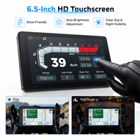 Pour moto BMW, CarPlay et Android Auto sans fil, écran tactile 6 pouces, compatible avec BMW WonderWheel, affichage TPMS, étanche IP67