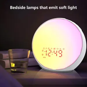 Sunlight Alarm Clock Wake Up Light Sunrise Alarm Clock For Kids With Sunrise Simulation