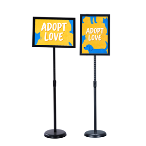 Support de menu A3/<span class=keywords><strong>A4</strong></span> en aluminium avec cadre à clipser et réglage en hauteur, support <span class=keywords><strong>d</strong></span>'affichage pour affiches - Product Image 1