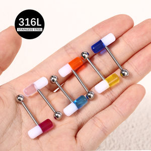 <span class=keywords><strong>Piercing</strong></span> <span class=keywords><strong>de</strong></span> la <span class=keywords><strong>langue</strong></span> en acrylique sexy 14g, bijoux <span class=keywords><strong>de</strong></span> <span class=keywords><strong>piercing</strong></span> <span class=keywords><strong>de</strong></span> la <span class=keywords><strong>langue</strong></span>, barre en acier chirurgical, capsule <span class=keywords><strong>de</strong></span> <span class=keywords><strong>piercing</strong></span> <span class=keywords><strong>de</strong></span> la <span class=keywords><strong>langue</strong></span> - Product Image 1