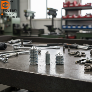 Viti di Fissaggio a Fessura DIN551 con Punta Piatta in Acciaio Legato, Viti di Fissaggio a Punta Piatta Liscia con o Senza Bloccaggio Filettatura M8 - Product Image 6