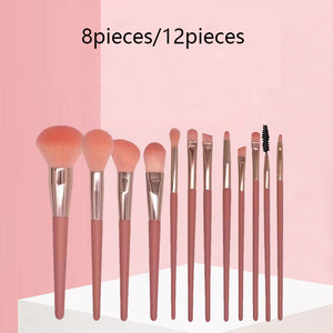 Hot Popular 12PCs Eyeshadow Foundation Powder <span class=keywords><strong>Brocha</strong></span> <span class=keywords><strong>de</strong></span> maquillaje cosmético <span class=keywords><strong>Brocha</strong></span> <span class=keywords><strong>de</strong></span> maquillaje <span class=keywords><strong>de</strong></span> crueldad profesional con etiqueta privada - Product Image 5