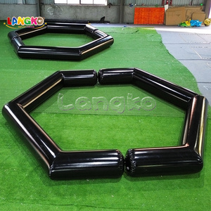 Barrière Gonflable Hexagonale en PVC Durable pour Piste <span class=keywords><strong>de</strong></span> Karting et <span class=keywords><strong>Jeu</strong></span> <span class=keywords><strong>de</strong></span> Bumper Ball - Product Image 4