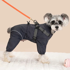 Harnais imperméable et coupe-vent de luxe pour chien FishPrincess, veste imperméable, hiver, classique, chaud, vêtements imperméables pour chien à quatre pattes - Product Image 1