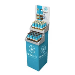 ชั้นวางสินค้าแบบพับได้ทำจากกระดาษแข็งรีไซเคิลสำหรับกาแฟและอาหาร - Product Image 6