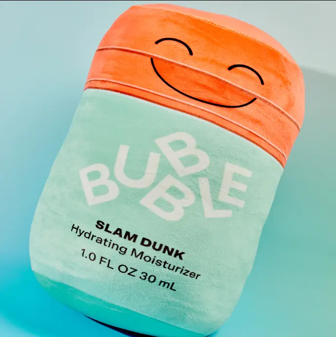 Bubble Skincare Slam Dunk Hydrating Facial Moisturizer Plush Bubble Skincare