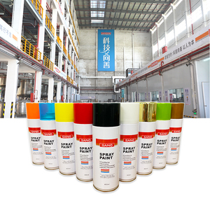 Peinture en aérosol anticorrosion Sanvo, peinture automobile, métal, <span class=keywords><strong>antirouille</strong></span>, noir mat, noir brillant, haute teneur en solides, peinture en aérosol <span class=keywords><strong>antirouille</strong></span> - Product Image 1