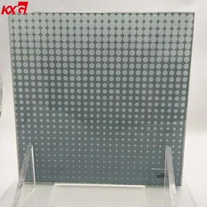 Decorative building glass tempered ceramic frit printing glass price silk screen printed glass