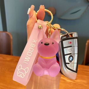 3D Creative Cute <b>Dog</b> Shape Key Chain <b>Keyring</b> Pendant Transparent Clear Crystal <b>Dog</b> Keychain - Product Image 4