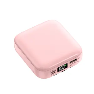 Mini miroir Portable, banque d'alimentation numérique, 10000Mah, pour téléphone Portable, nouveau modèle, tendance, 10000