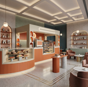 ร้านเบเกอรี่และร้านกาแฟแบบคีออสก์ |   ตู้โชว์ขนม, เคาน์เตอร์บริการร้านกาแฟ และโซลูชั่นตกแต่งร้านค้าแบบครบวงจร - Product Image 4