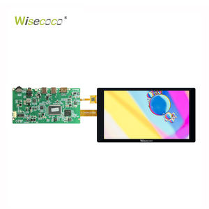 Wisecoco Pantalla <span class=keywords><strong>LCD</strong></span> TFT IPS de 7 Pulgadas FHD 1920x1080, Pantalla Táctil Externa de 350nits, Módulo <span class=keywords><strong>LCD</strong></span> con Placa Controladora - Product Image 1