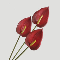Bunga Lotus Guanyin buatan simulasi, hiasan meja pernikahan, penggunaan dinding Thanksgiving