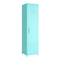 Meubles de maison, design moderne, armoire à deux portes, armoire en acier, casier à vêtements en métal