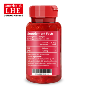 Customized Logo <b>CoQ10</b> <b>200mg</b> Softgels Dietary Supplement for Heart Health Support Healthcare <b>CoQ10</b> Supplement for Men and Women - Product Image 2