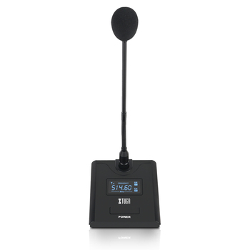 Xtuga A140 Uhf Professional 4 Channel Desktop Gooseneck Cordless
