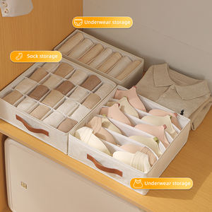 Armadio armadio armadio scatola di stoccaggio biancheria intima di smistamento biancheria intima cravatte calzini reggiseno Organizer <span class=keywords><strong>Box</strong></span> - Product Image 4