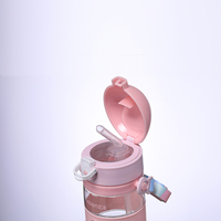Yiben Tritan Easy Clean Sippy Straw Cup Bouteille d'eau en plastique pour enfants