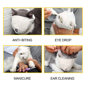 Máscara para Mascotas, Cubierta Bucal para Gatos, Anti-mordidas, Anti-ladridos, Anti-lamidas, Transpirable, Bozal para Gatos - Product Image 5