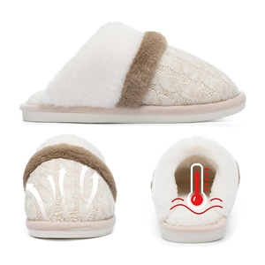 Nuove scarpe <span class=keywords><strong>da</strong></span> <span class=keywords><strong>donna</strong></span> in maglia pantofola <span class=keywords><strong>da</strong></span> <span class=keywords><strong>donna</strong></span> con suola antiscivolo in Memory Foam con collo in pelliccia sintetica pantofole <span class=keywords><strong>da</strong></span> <span class=keywords><strong>donna</strong></span> - Product Image 2