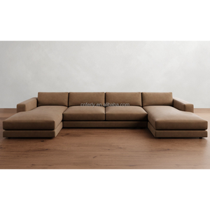 FERLY 2024 nuevos muebles de sala de estar conjunto de sofá sala de estar sofá Seccional de cuero genuino - Product Image 1