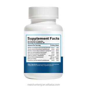 תוסף תזונה קפסולות ויטמין <span class=keywords><strong>B</strong></span> קומפלקס, תוסף ויטמיני <span class=keywords><strong>B</strong></span> עוצמתי במיוחד לאנרגיה, מטבוליזם ותמיכה חיסונית - Product Image 4