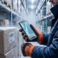 Effon HS60, PDA Resistente con Android 13, Terminal de Datos Móvil 4G LTE, Escáner de Códigos de Barras 1D/2D, IP66, para Logística, Entrega e Inventario