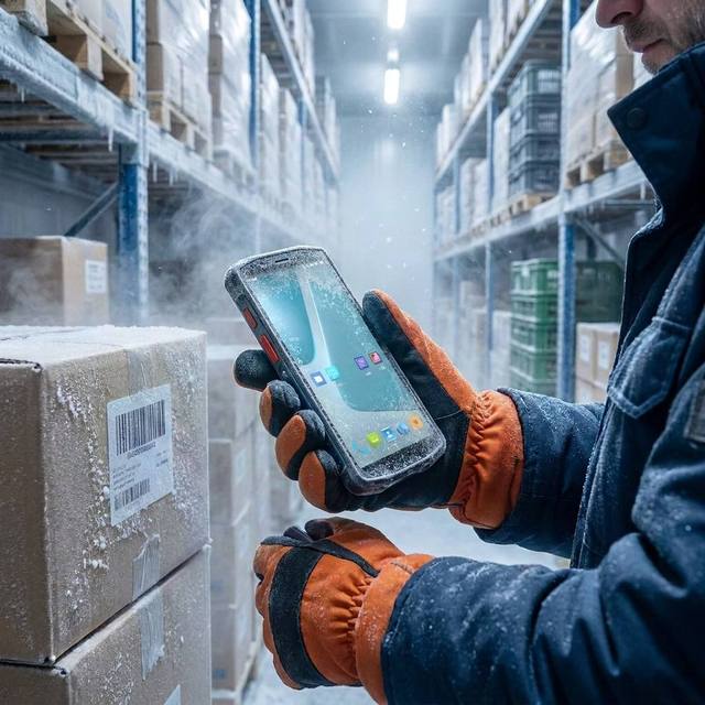 Effon HS60 Android 13 Rugged Handheld PDA 4G LTE Mobile Data Terminal 1D2D Barcode Scanner IP66 for Logistics Delivery Inventory