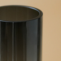 Vase en verre épais haut de gamme à tube droit, moderne, pour fleurs hydroponiques, pivoine, saule, pieris, bambou porte-bonheur, décoration intérieure