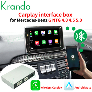 กล่องอินเตอร์เฟสอัตโนมัติ Apple CarPlay แอนดรอยด์ไร้สาย Krando,สำหรับ Mercedes Benz <span class=keywords><strong>ML</strong></span> GL W166 GLE GLS 4.5 5.0 2011-2016ควบคุมด้วยเสียง - Product Image 2