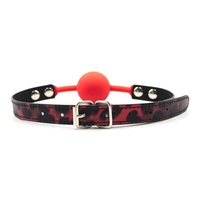 Produits BDSM, balle de gag buccal en cuir PU, plug bouche, jouets sexuels SM pour adultes pour jeux coquins