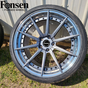 Roue concave en 2 parties, polie, forgée, 19, 20, 21 pouces, pour voiture de tourisme Corvette C8 Stingray C7 ZR1 Z06 C6 C5 - Product Image 2