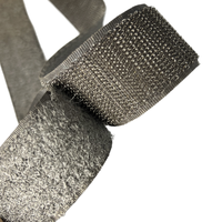 Bande de fixation en Fiber d'argent conductrice blindage électromagnétique utilisation d'attache de câble à crochet et boucle RFID