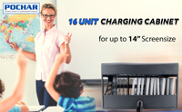 Armoire de charge pour ordinateur portable, prise secteur, articles scolaires, rangement mural pour salle de classe, boîte de rangement pour Chromebook, iPad, chariot pour tablette et ordinateur