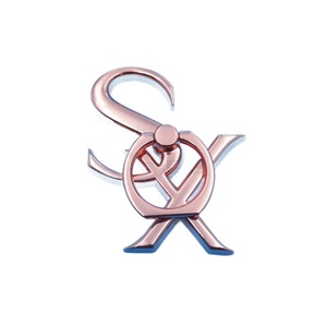 Custom Metal Ring <b>Holder</b> Electroplated Zinc Alloy Rose Gold Adjustable Desktop Stand For <b>Tablet</b> - Product Image 5