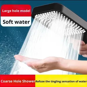 Large <strong>Square</strong> Pressurized <strong>Shower</strong> <strong>Head</strong> with Hose Set Modern and Simple Design Rain <strong>Shower</strong> for Bathing and Hotel Use - Product Image 2