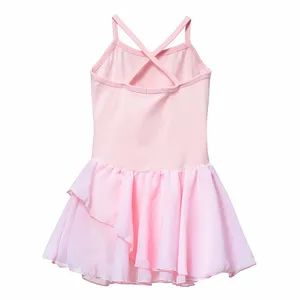 Hot Sale Dance Backless Camisole Leotard Yarn Skirt Kids Ballet Dresses For Girls Ballet Dress Ballet