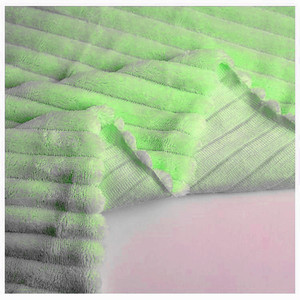 100% 폴리 에스테르 산호 양털 직물 침구 의류 모자-자동차 가방 텐트에 대한 정전기 방지 코팅 패턴 - Product Image 4
