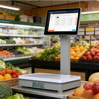Sistema POS Directo de Fábrica, Pantalla Táctil Capacitiva, Báscula con IA, Caja Registradora Android, Terminal de Facturación de Fácil Operación, Wi-Fi 6