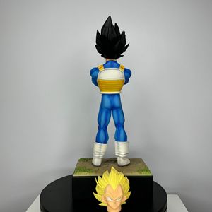 Statue Manga GK Super Saiyan 30CM en PVC, Figurine d'Action, Modèle de Jouet, Figuras DBZ <span class=keywords><strong>Vegeta</strong></span> Son Goku Dragon <span class=keywords><strong>Trunks</strong></span>, Figurine d'Anime à Deux Têtes - Product Image 5