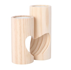 Wooden Candlestick <b>Holders</b> Set of 3 Mango Wood Candle <b>Holders</b> for Table Centrepiece Candle Stand - Product Image 2