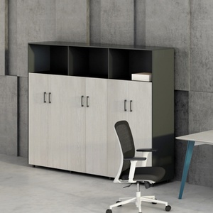 Meuble de rangement de bureau moderne personnalisé, armoire de classement en bois et en acier avec tiroirs - Product Image 2