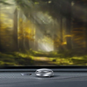 Diffuseur d'arômes pour voiture en alliage d'aluminium, porte-parfum UFO personnalisé avec logo, accessoires solides et créatifs pour voiture - Product Image 1