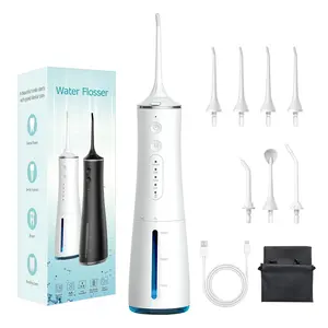 Factory Wholesale 4 Modes 300ml Rechargeable Dental Portable Water Flosser Cordless Oral Irrigator For Teeth Cleaning