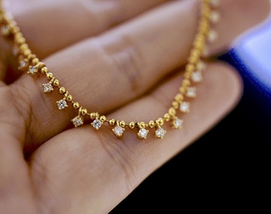 สร้อยคอทองคำแท้ 18K ประดับเพชรธรรมชาติ 1 กะรัต ดีไซน์หรูหรา พร้อมจี้เพชรห้อยระย้า สร้อยคอเทนนิส งานจิวเวลรี่ชั้นดี - Product Image 6