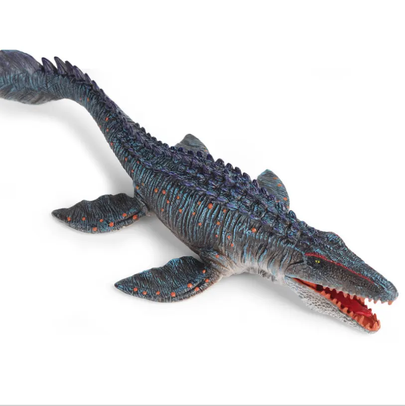 科学博物館遊園地お土産製品のためのホットソリッドPVCモササウルス海洋動物シミュレートモデルおもちゃ