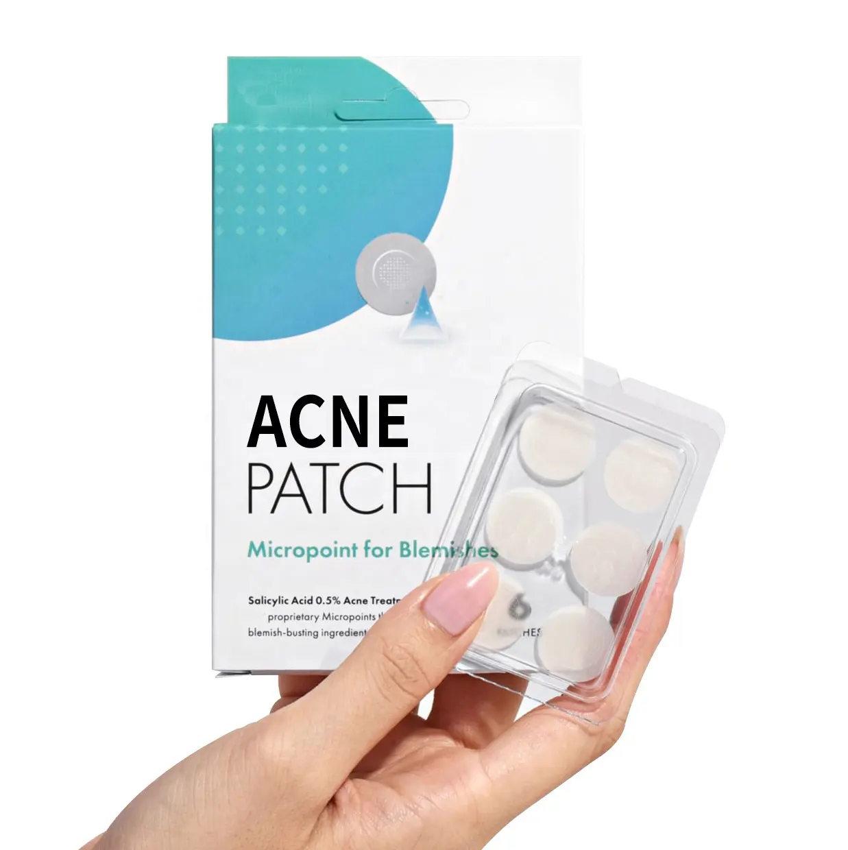 Hautun reinheiten Behandlung Leistungs starke Inhaltsstoffe in Ihrem Deep Micro dart Akne Pickel Patch