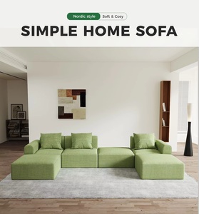 Sofá Cama Modular <span class=keywords><strong>de</strong></span> Espuma para Sala <span class=keywords><strong>de</strong></span> Estar, 6 Piezas, Ensamblaje sin Herramientas, Sofá Cama Comprimido, Chaise Longue, Otomanas, para Apartamento, Oficina, Villa, <span class=keywords><strong>en</strong></span> Forma <span class=keywords><strong>de</strong></span> L - Product Image 5