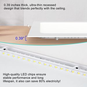 LED <b>Downlight</b> 15W Smart Recessed Ceiling Light RGBCW Home App Voice Control Wireless Colorful Medium TY-260316-24 - Product Image 5