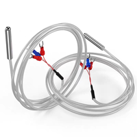 Sonde de température PT100 en thermistance de platine étanche 1m 1,5m 2m, capteur RTD de type patch résistant à la corrosion, OEM ABS IP65